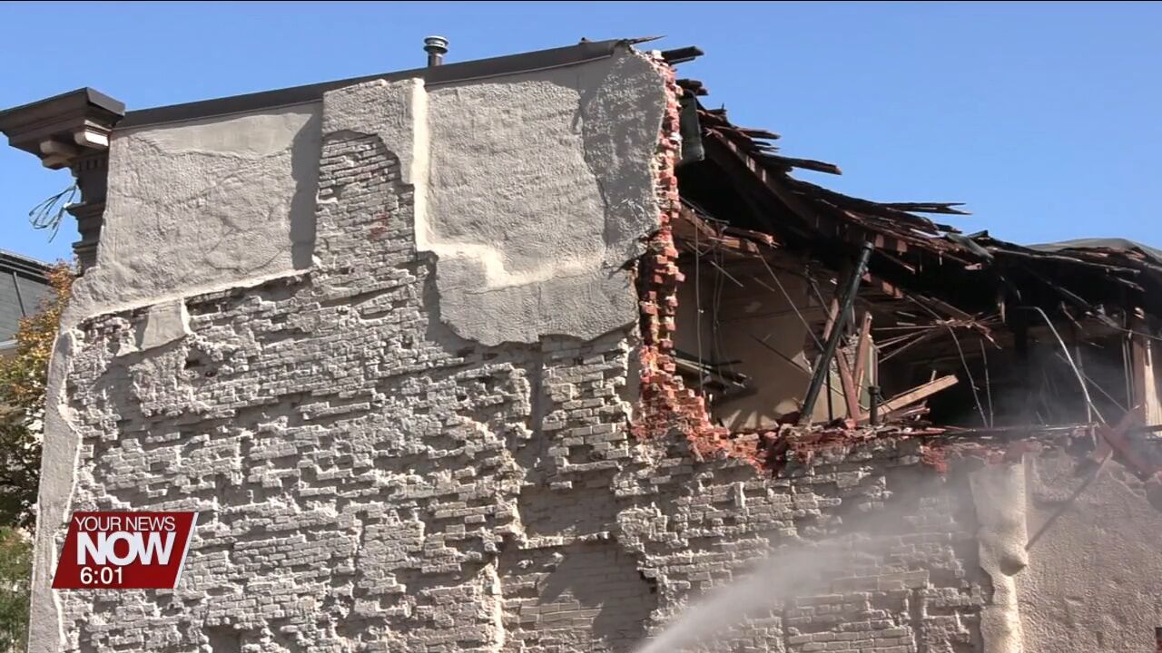 Demolition begins on former Hofeller Hiatt and Clark building to make way for county admin offices